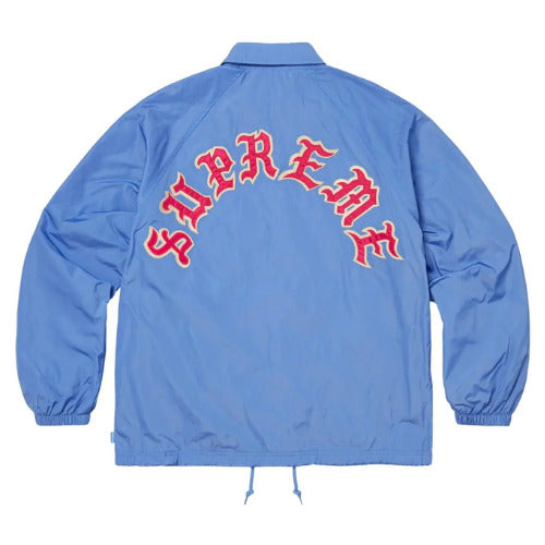 Supreme Old English Arc Coaches Jacket Light Blue