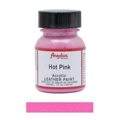 Angelus Original Collection Hot Pink 186 Leather Sneaker Paint - Angelus Original Collection Hot Pink 186 Leather Sneaker Paint