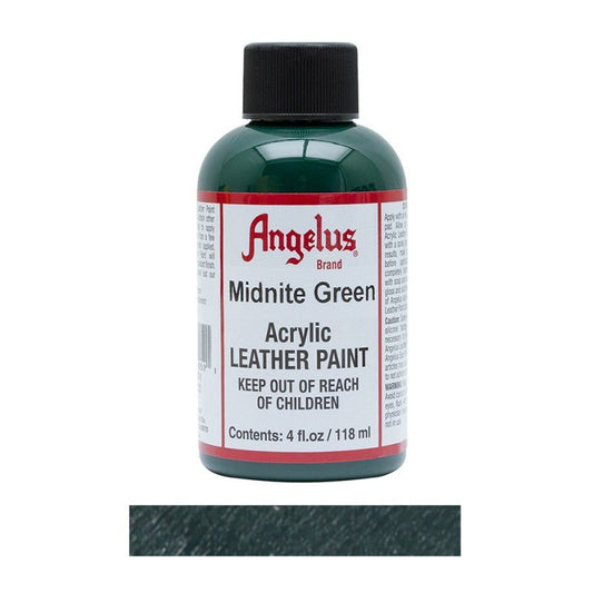 Angelus Original Collection Midnight Green 052 Leather Sneaker Paint - Angelus Original Collection Midnight Green 052 Leather Sneaker Paint