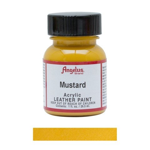 Angelus Original Collection Mustard 196 Leather Sneaker Paint - Angelus Original Collection Mustard 196 Leather Sneaker Paint