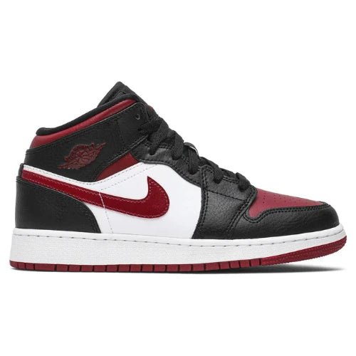 Nike Air Jordan 1 Mid GS Noble Red 554725 066 - Nike Air Jordan 1 Mid GS Noble Red 554725 066
