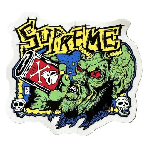 Supreme New York Rob Zombie Blowout Sticker -Supreme New York Rob Zombie Blowout Sticker