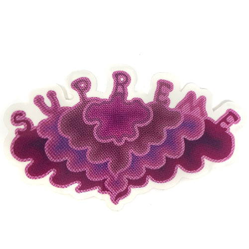 Supreme New York Purple Cloud Sticker