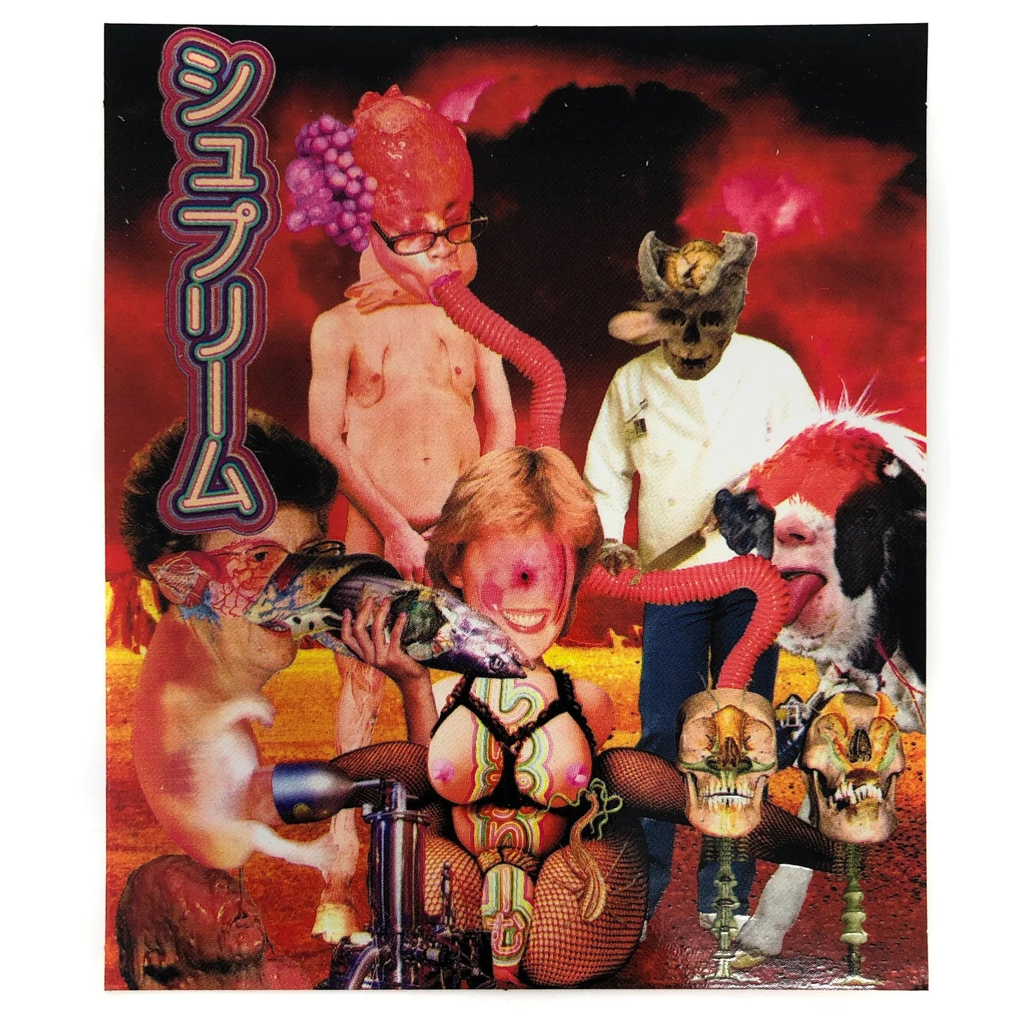 Supreme New York Sekintani La Norihiro Cow Lick Sticker