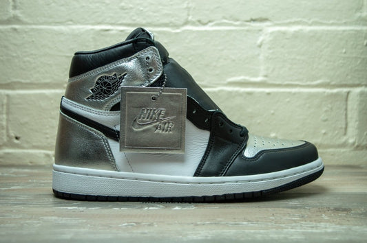 Nike Air Jordan 1 Retro High Silver Toe CD0461 001 -