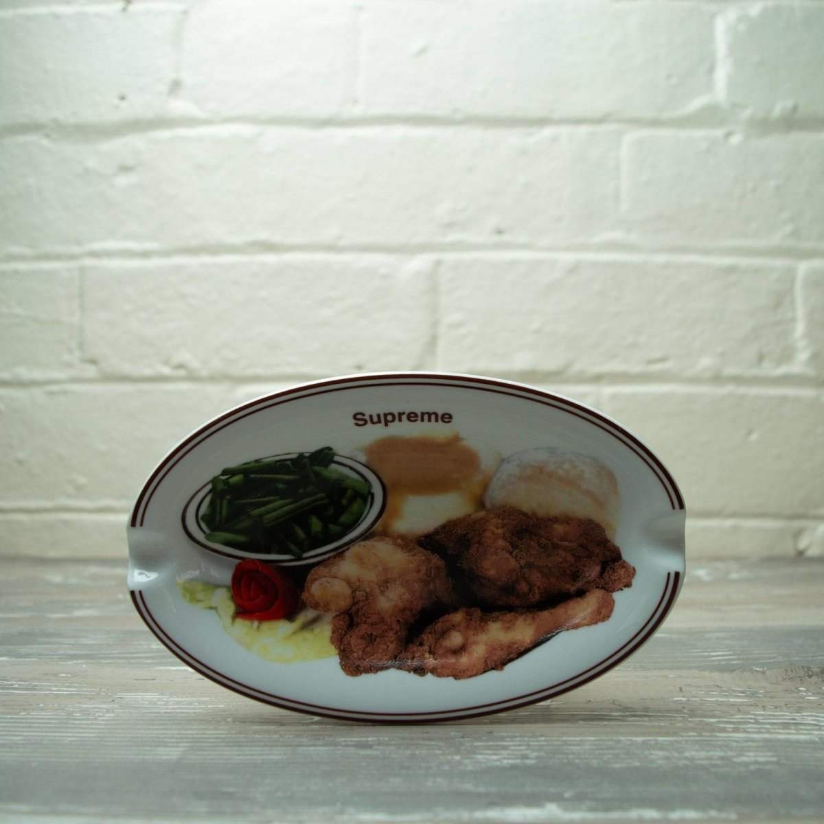 Supreme chicken dinner plate ashtray Clearance