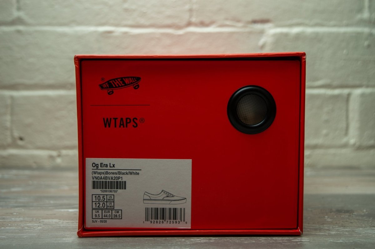 Vans OG Era LX WTAPS Bones Black VN0A4BVA20P1 -