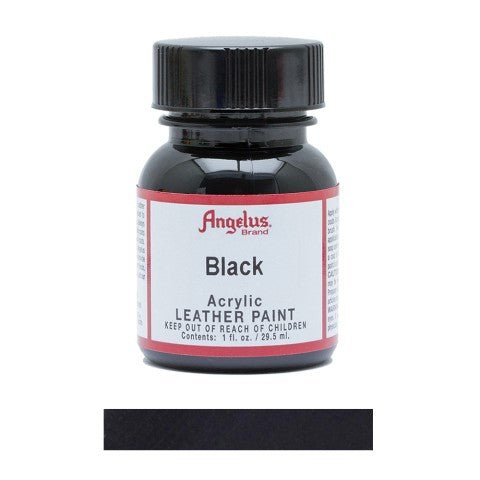 Angelus Original Collection Black 001 Leather Sneaker Paint - Angelus Original Collection Black 001 Leather Sneaker Paint