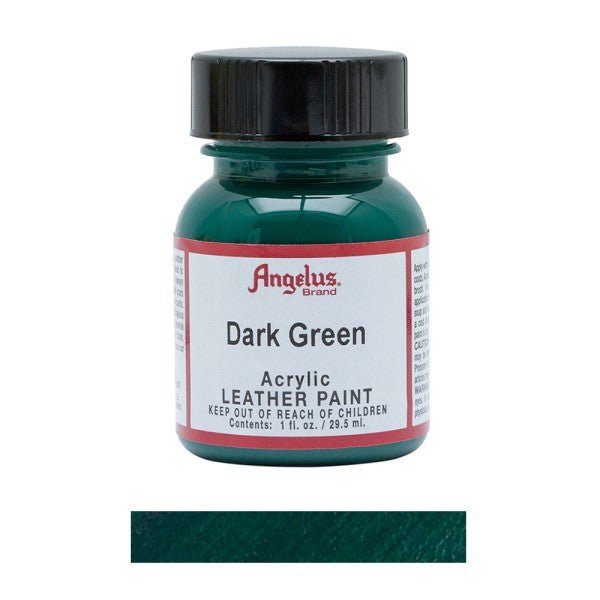 Angelus Original Collection Dark Green 171 Leather Sneaker Paint - Angelus Original Collection Dark Green 171 Leather Sneaker Paint