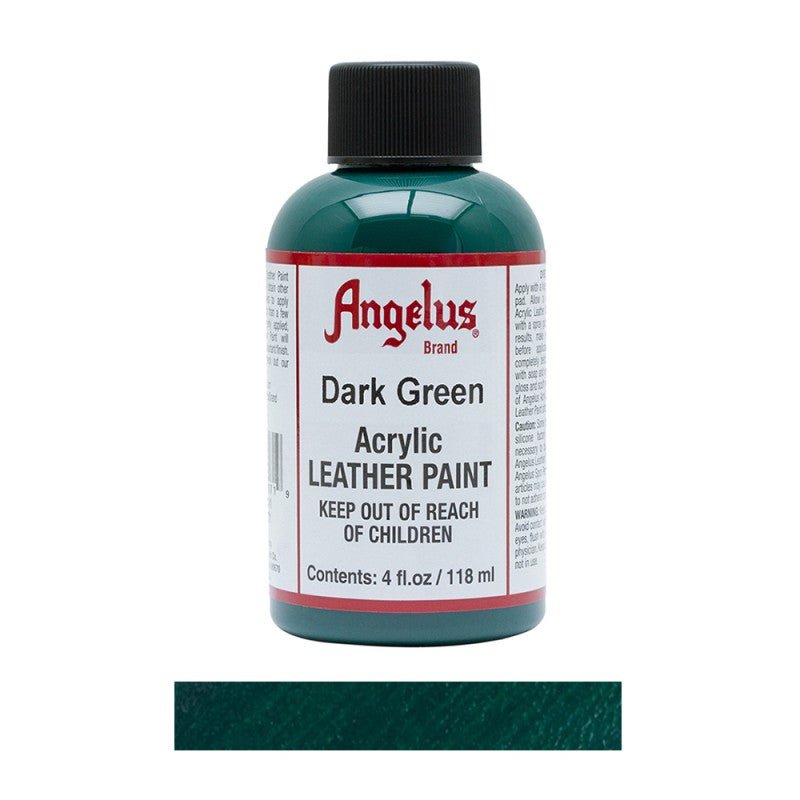Angelus Original Collection Dark Green 171 Leather Sneaker Paint - Angelus Original Collection Dark Green 171 Leather Sneaker Paint