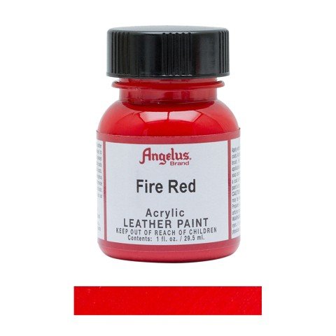 Angelus Original Collection Fire Red 185 Leather Sneaker Paint - Angelus Original Collection Fire Red 185 Leather Sneaker Paint