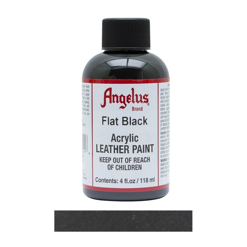 Angelus Original Collection Flat Black 101 Leather Sneaker Paint - Angelus Original Collection Flat Black 101 Leather Sneaker Paint