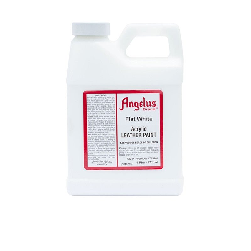 Angelus Original Collection Flat White 105 Leather Sneaker Paint - Angelus Original Collection Flat White 105 Leather Sneaker Paint