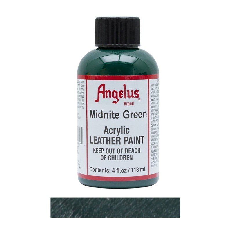 Angelus Original Collection Midnight Green 052 Leather Sneaker Paint - Angelus Original Collection Midnight Green 052 Leather Sneaker Paint