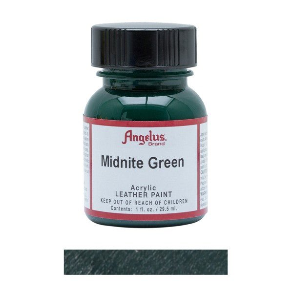 Angelus Original Collection Midnight Green 052 Leather Sneaker Paint - Angelus Original Collection Midnight Green 052 Leather Sneaker Paint