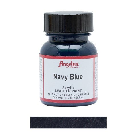 Angelus Original Collection Navy Blue 042 Leather Sneaker Paint - Angelus Original Collection Navy Blue 042 Leather Sneaker Paint