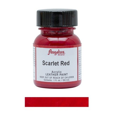 Angelus Original Collection Scarlet Red 190 Leather Sneaker Paint - Angelus Original Collection Scarlet Red 190 Leather Sneaker Paint