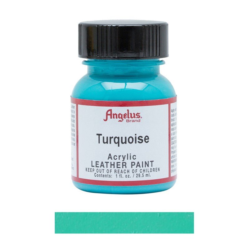 Angelus Original Collection Turquoise 043 Leather Sneaker Paint - Angelus Original Collection Turquoise 043 Leather Sneaker Paint