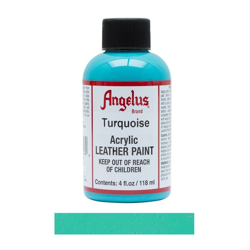 Angelus Original Collection Turquoise 043 Leather Sneaker Paint - Angelus Original Collection Turquoise 043 Leather Sneaker Paint