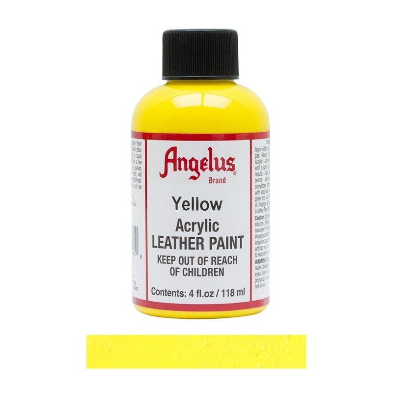 Angelus Original Collection Yellow 075 Leather Sneaker Paint - Angelus Original Collection Yellow 075 Leather Sneaker Paint