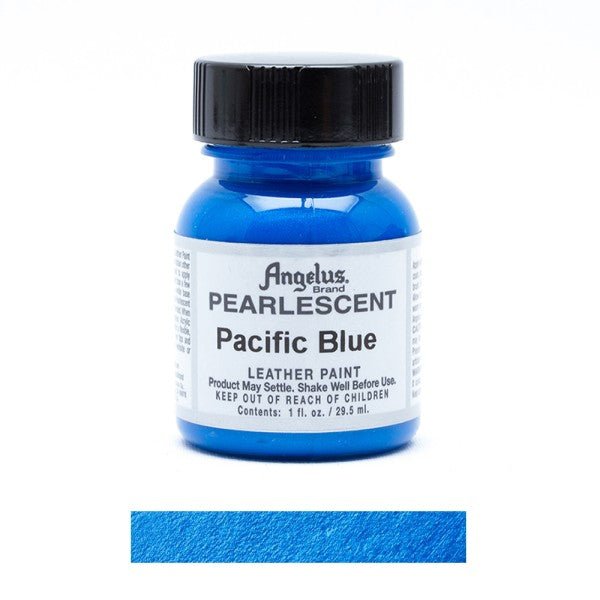 Angelus Pearlescent Pacific Blue Leather Sneaker Paint - Angelus Pearlescent Pacific Blue Leather Sneaker Paint