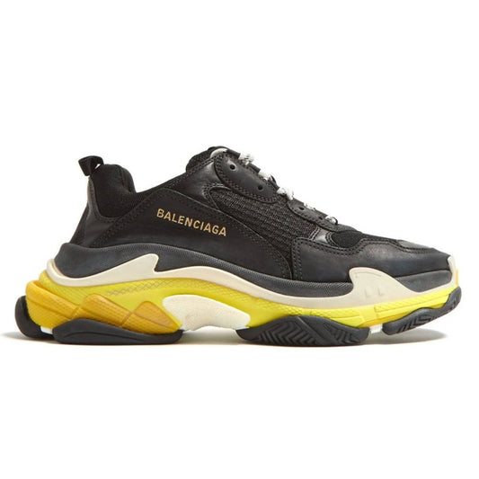 Balenciaga Triple S Black Yellow 531388 W09OG 1087 -Balenciaga Triple S Black Yellow 531388 W09OG 1087