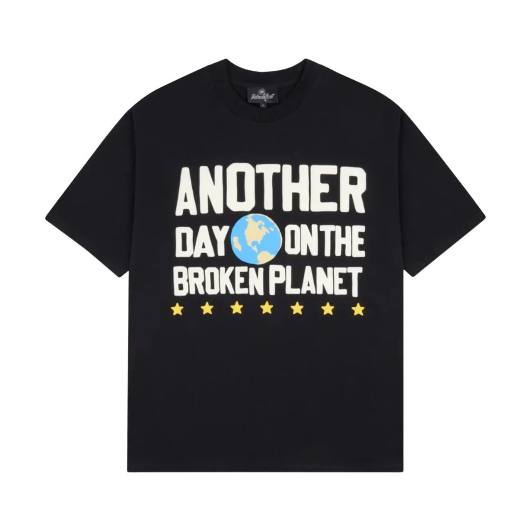 Broken Planet Another Day T Shirt Midnight Black - Broken Planet Another Day T Shirt Midnight Black