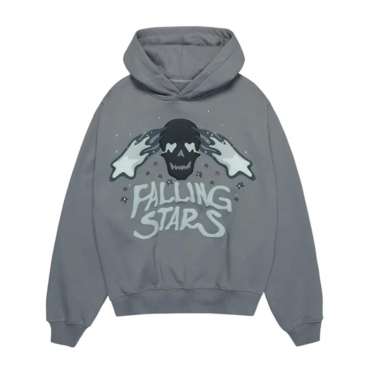 Broken Planet Falling Stars Hoodie Dark Grey - Broken Planet Falling Stars Hoodie Dark Grey