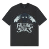 Broken Planet Falling Stars T Shirt Soot Black - Broken Planet Falling Stars T Shirt Soot Black