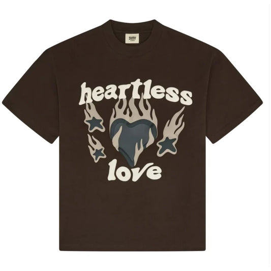 Broken Planet Heartless Love T Shirt Mocha Brown -Broken Planet Heartless Love T Shirt Mocha Brown