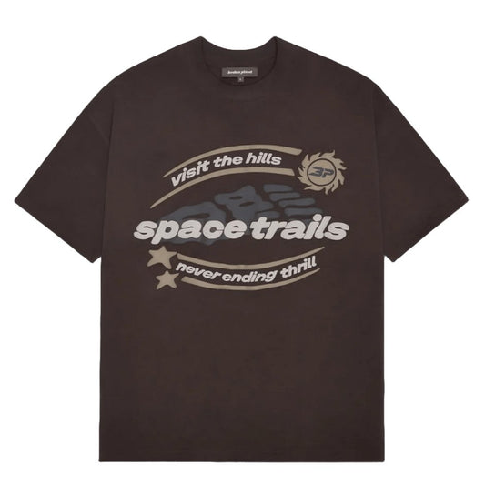 Broken Planet Space Trails T Shirt Mocha Brown - Broken Planet Space Trails T Shirt Mocha Brown - Broken Planet Space Trails T Shirt Mocha Brown