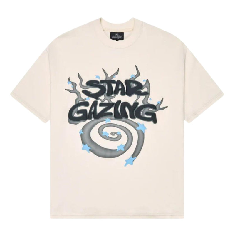 Broken Planet Star Gazing T Shirt Vanilla White