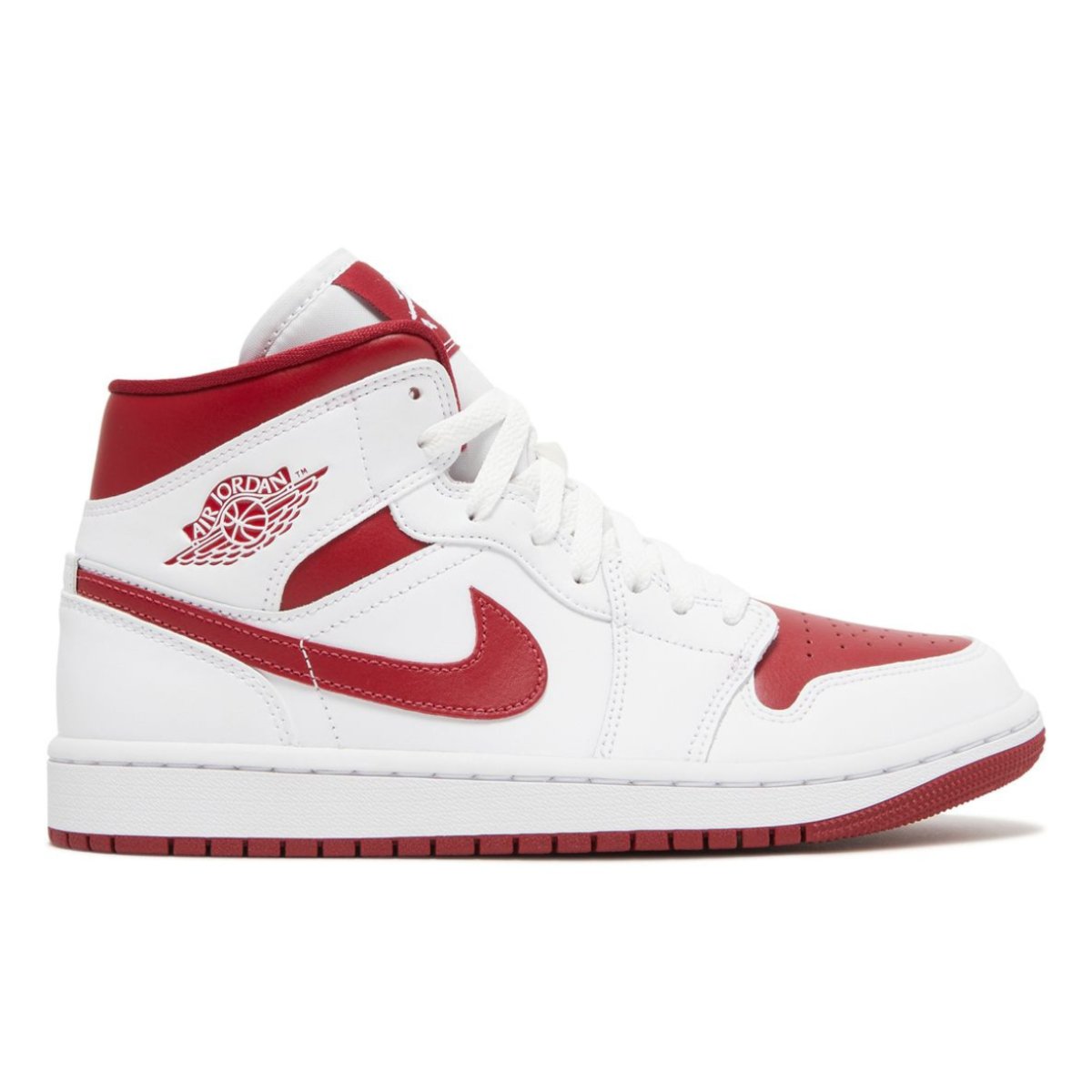 Nike Air Jordan 1 Mid White Pomegranate BQ6472 161 - Nike Air Jordan 1 Mid White Pomegranate BQ6472 161