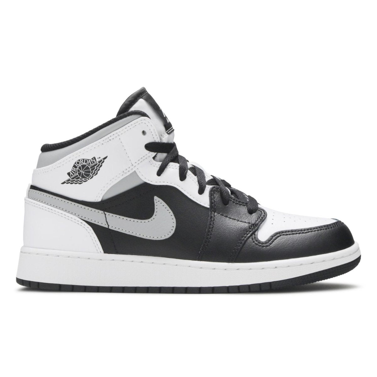 Nike Air Jordan 1 Mid White Shadow GS 554725 073 - Nike Air Jordan 1 Mid White Shadow GS 554725 073