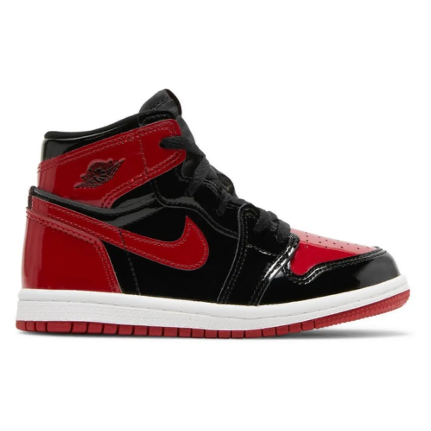 Nike Air Jordan 1 Retro High OG TD Patent Bred AQ2665 063 - Nike Air Jordan 1 Retro High OG TD Patent Bred AQ2665 063