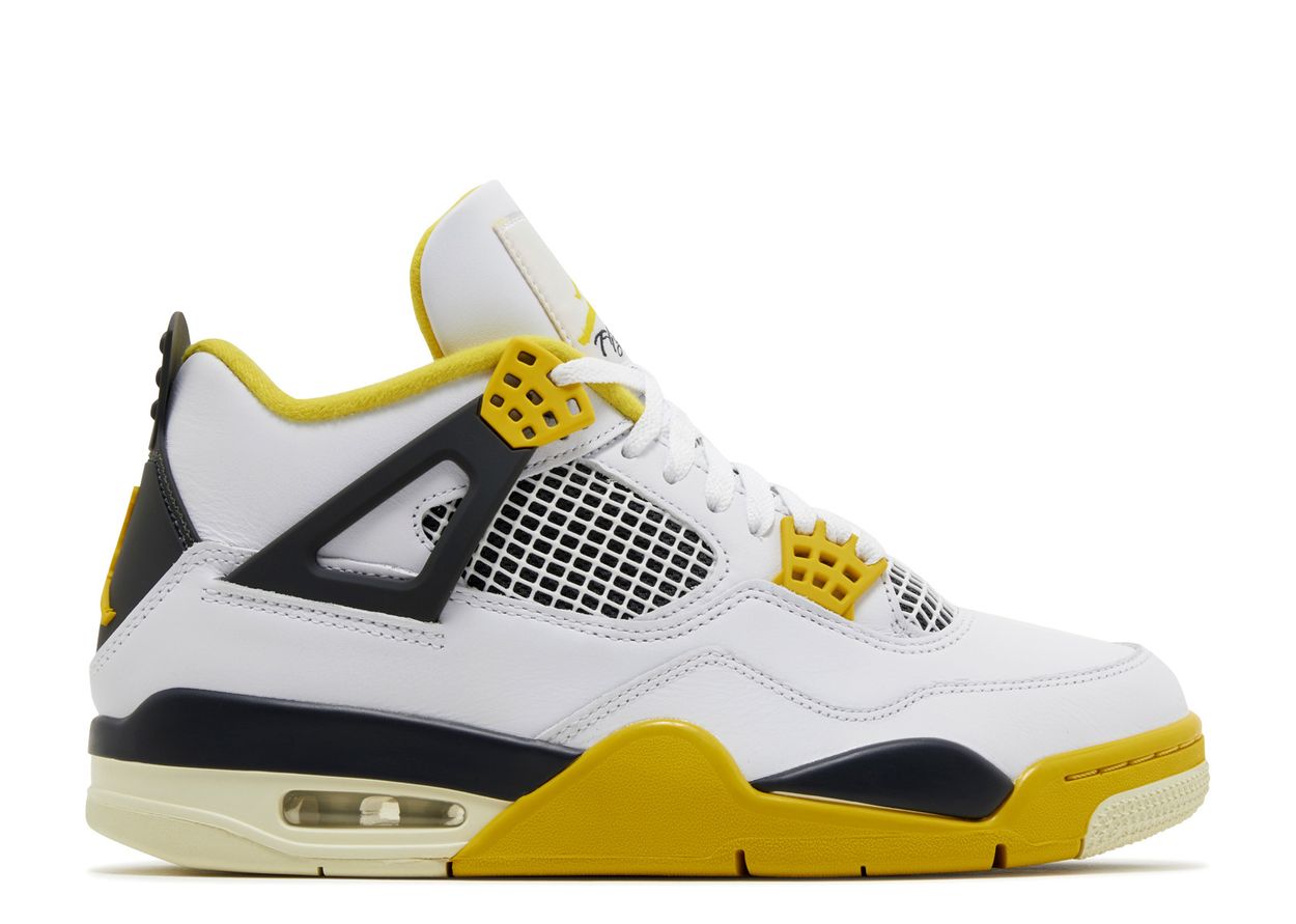 Nike Air Jordan 4 Retro Vivid Sulpher AQ9129 101 -Nike Air Jordan 4 Retro Vivid Sulpher AQ9129 101