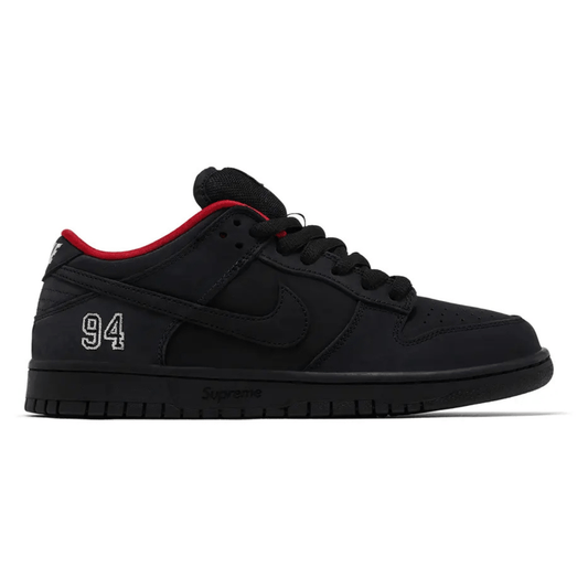 Nike SB Dunk Low OG QS Supreme 94 Black HQ8487 001 - Nike SB Dunk Low OG QS Supreme 94 Black HQ8487 001