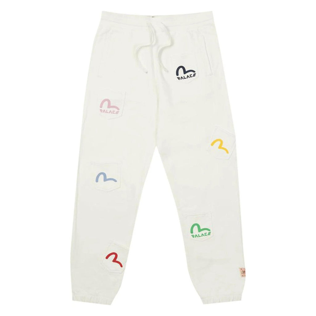 Palace Evisu Multi Pocket Joggers Egret - Palace Evisu Multi Pocket Joggers Egret