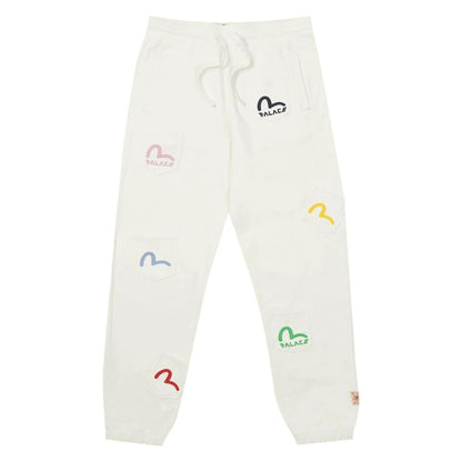 Palace Evisu Multi Pocket Joggers Egret - Palace Evisu Multi Pocket Joggers Egret