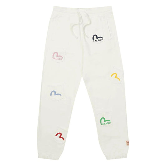 Palace Evisu Multi Pocket Joggers Egret