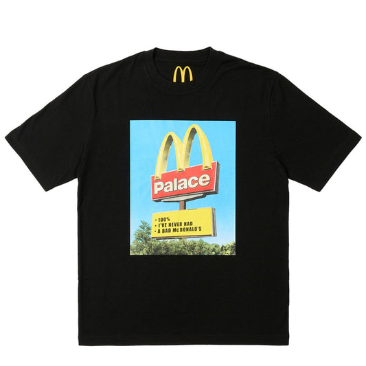 Palace McDonalds Sign T Shirt Black - Palace McDonalds Sign T Shirt Black