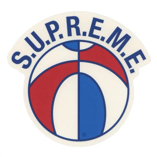 Supreme Basketball Sticker