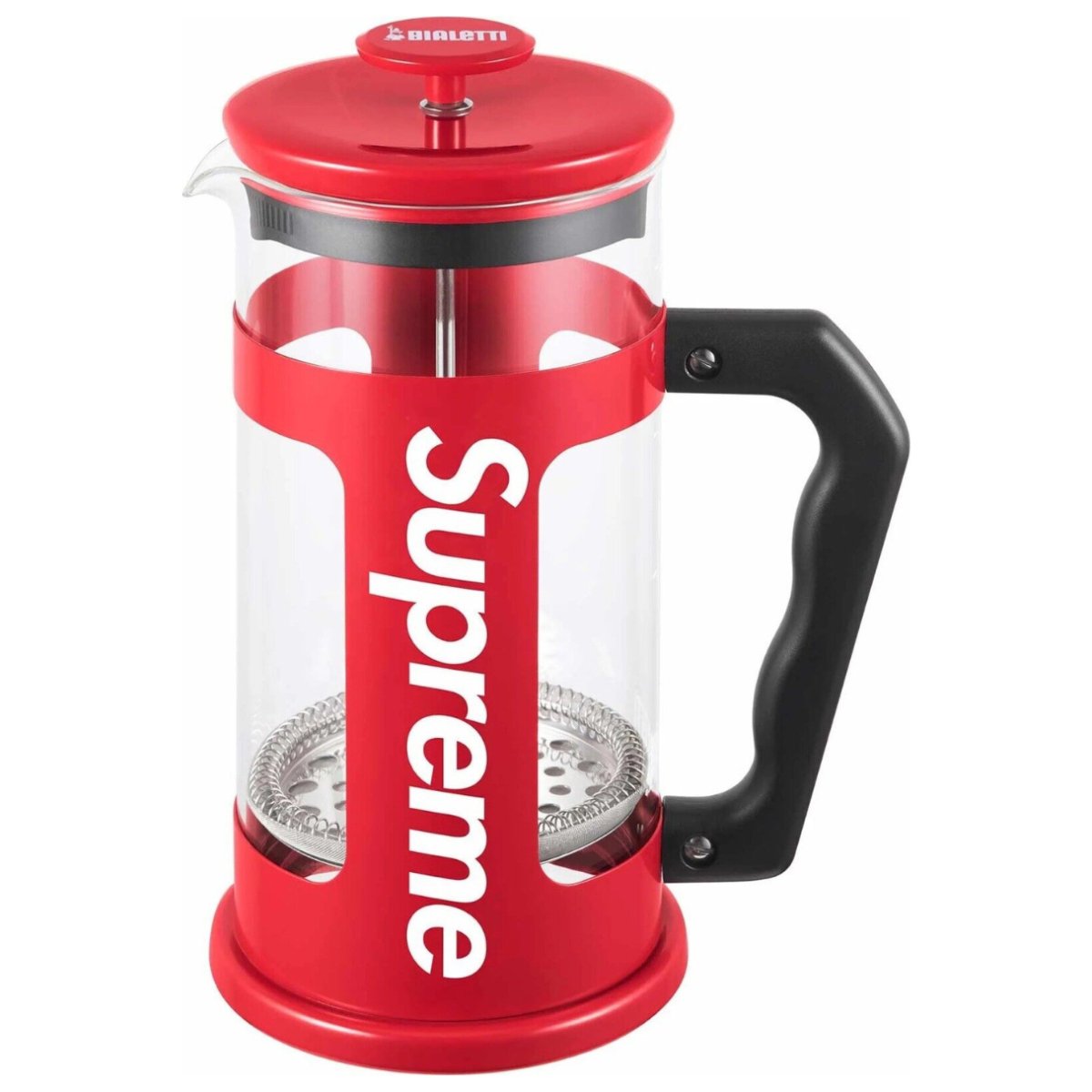 Supreme Bialetti 8 Cup French Press Red - Supreme Bialetti 8 Cup French Press Red