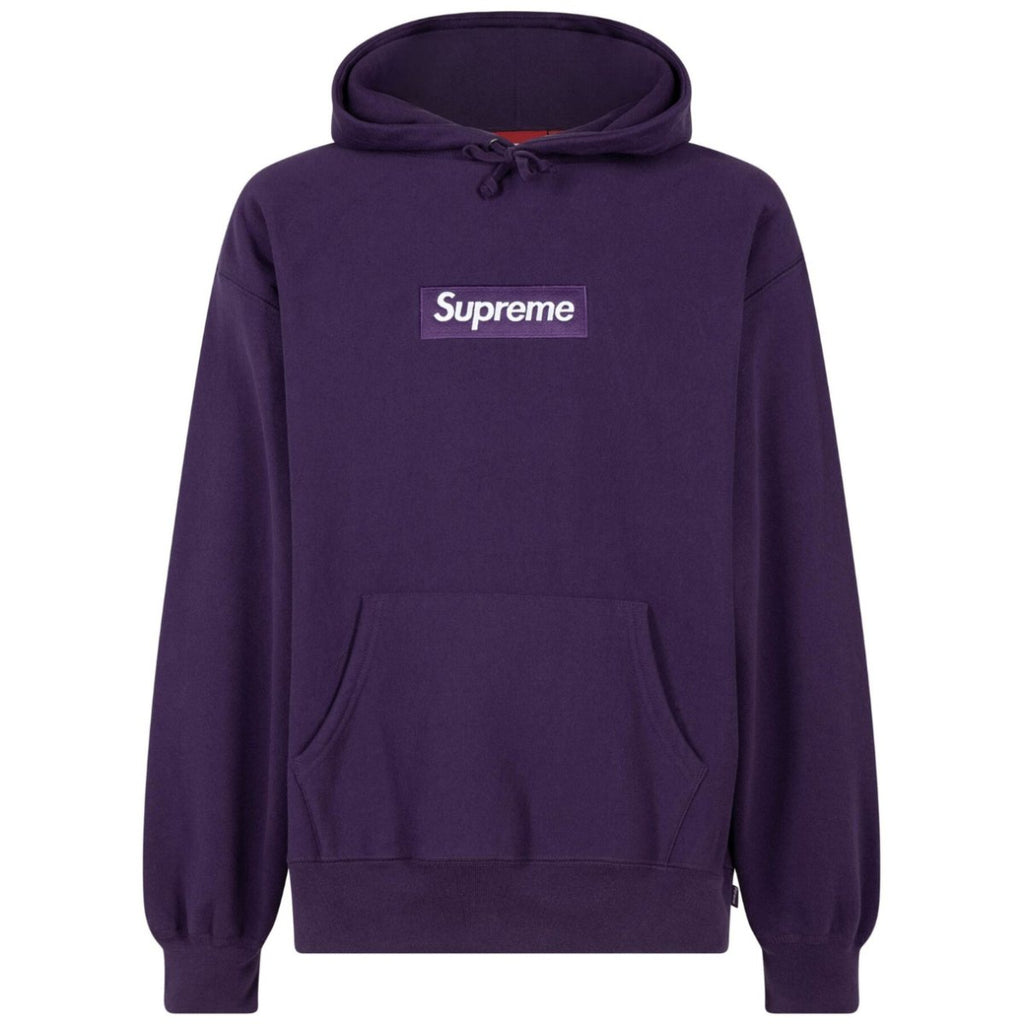 Supreme Box Logo Hooded Sweatshirt Dark Purple - Supreme Box Logo Hooded Sweatshirt Dark Purple