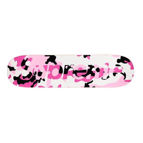 Supreme Camo Logo Skateboard Deck Pink Camo FW20 - Supreme Camo Logo Skateboard Deck Pink Camo FW20
