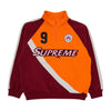 Supreme Equipe Half Zip Sweatshirt Dark Orange - Supreme Equipe Half Zip Sweatshirt Dark Orange