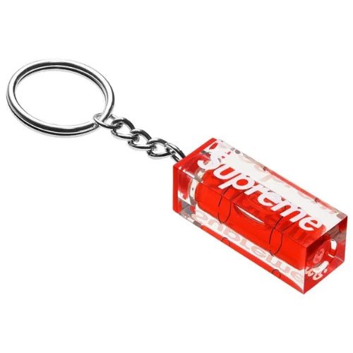 Supreme New York Level Keychain Red -Supreme New York Level Keychain Red