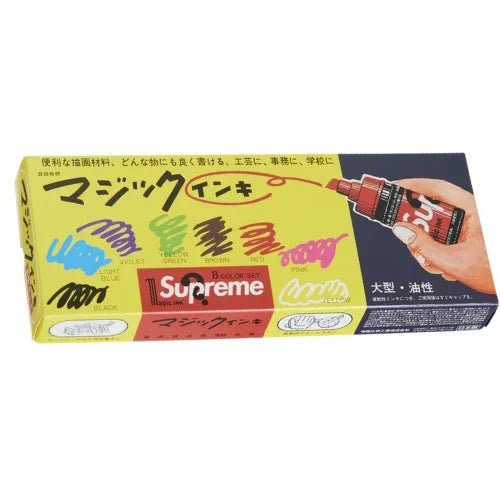 Supreme New York Magic Ink Markers Set of 8 -Supreme New York Magic Ink Markers Set of 8