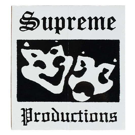 Supreme Productions Drama Masks Sticker -Supreme Productions Drama Masks Sticker