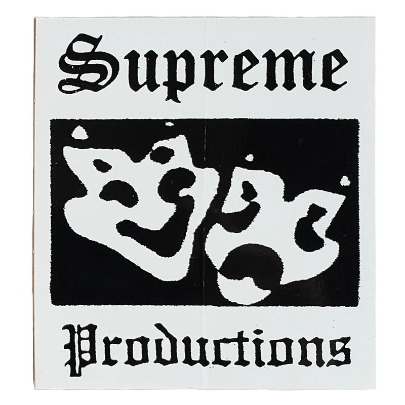 Supreme Productions Drama Masks Sticker